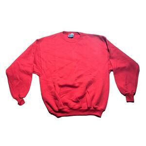 Vintage Hanes Red Blank Crewneck sweatshirt XL